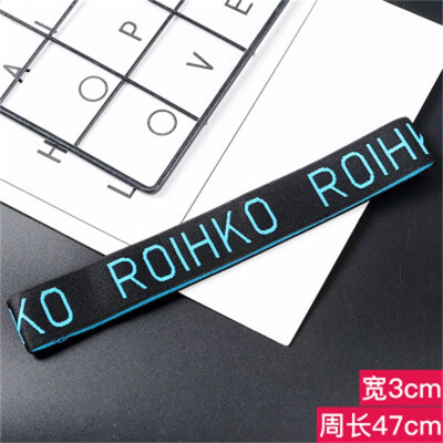 

Sport Yoga Elastic Hair Bands For Adult And Kids Alphabet Letter Headbands Girls Hair Accessories 2018 Hot Sale