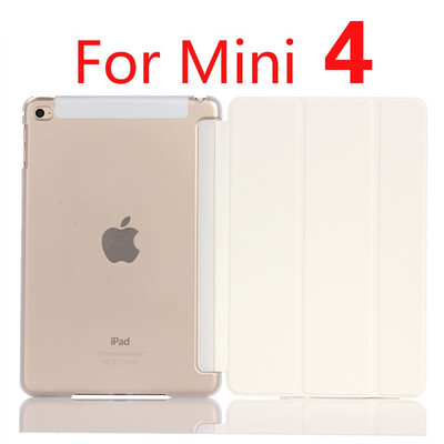 

Case for iPad Mini 4 3 2 1 Case PU Leather Silicone Soft Back Trifold Stand Auto SleepWake up Smart Cover for iPad Mini 2 Case