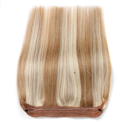 

BHF hair 100 virgin remy cuticle hair thick ends flip in halo hair extension