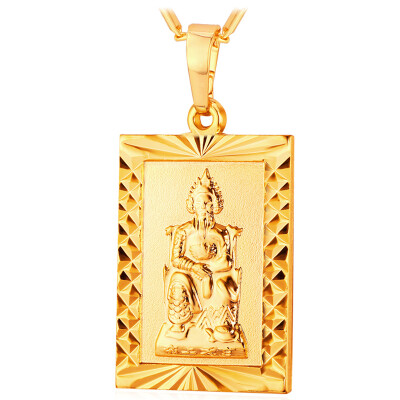 

2015 Lucky Buddha Jewelry Necklace Women/Men Jewelry 18K Real Gold/Platinum Plated Vintage Taoism Necklaces & Pendants