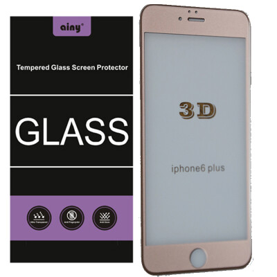 

Ainy 3d full cover tempered glass screen protector for iphone 6s plus rose gold