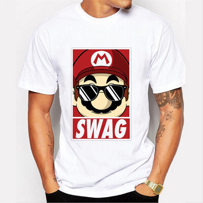 

JCCHENFS 2018 Fashion Brand T Shirt Men SWAG Hip hop Streetwear Summer Top Groot Design Black White Men T Shirt Harajuku T-shirt
