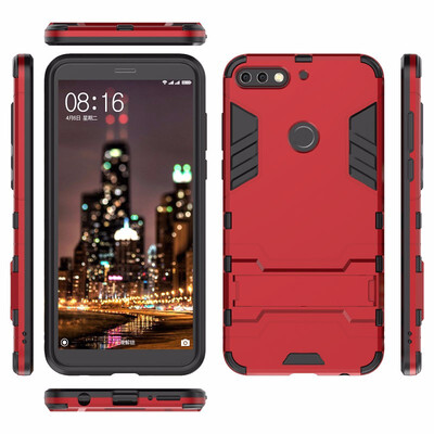 

for Huawei Y7 Prime 2018 Nova 2 Lite WIERSS Shockproof Hard Case for Huawei Y7 Pro 2018 Honor 7C Combo Armor Case Back Cover