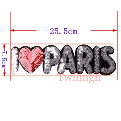 

1 Pcs Flower Patches Sequined Sticker Sew Iron On Patch Love Rose Flowers Applique Garment DIY Clothes Repair Badges For Wedding