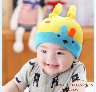 

Buebos Ninos 2015 New Autumn Winter Warm Baby Beanie Cap Long-eared Rabbit Patten Soft Cotton Crochet Knit Hat Infant Newborn Children Toddler Cap Christmas Gift