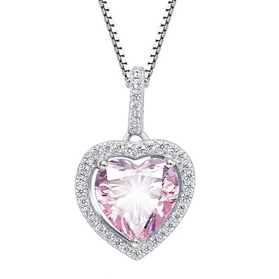 

Тихиро морской бриз (Findwind) S925 серебряный Swarovski Elements кристалла ожерелье любовь ожерелье женщина возлюбленная розовый розовый