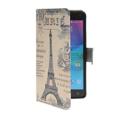 

MOONCASE Pattern Style Leather Side Flip Wallet Card Slot Pouch Stand Shell Back ЧЕХОЛ ДЛЯ Samsung Galaxy Note 4 N9100