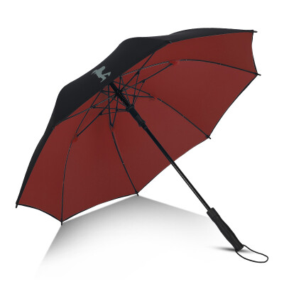 

Ying Yu straight handle golf umbrella business increase straight handle umbrella male double windproof outdoor umbrella C1776 black red