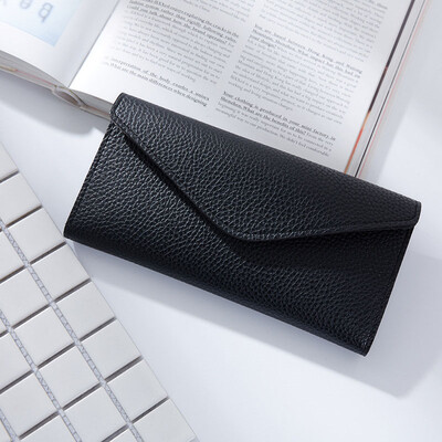 

Fashion wallet female long section of the ultra thin simple envelope clasp phone bags