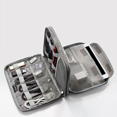 

Electronic Accessories Cable USB Drive Organizer Bag Portable Travel Insert Case