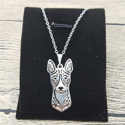 

New Basenji Necklace Trendy Style Basenji Pendant Necklace Women Fashion Pet Jewellery Animal Dog Jewellery