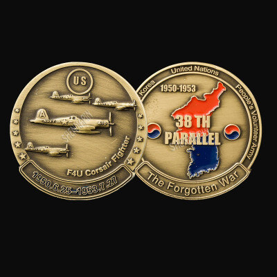 

Korean War 38th Parallel The Forgotten War Commemorative Coin Art Collection