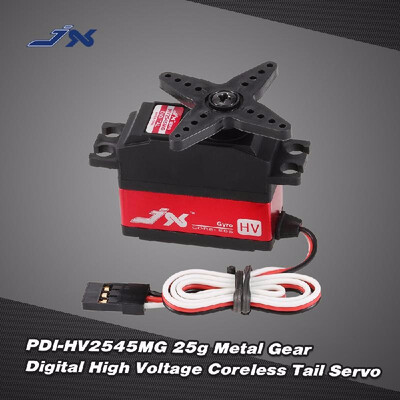 

JX PDI-HV2545MG 25g Metal Gear Digital High Voltage Tail Servo for RC 450 500 Helicopter Fixed-wing Airplane
