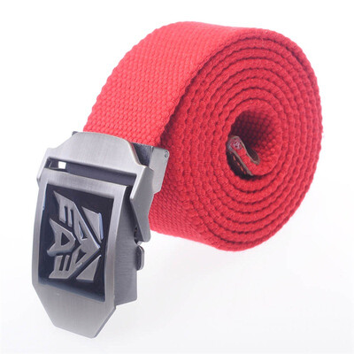 

Shanglong Transformers Canvas Belt Military Style Casual Army Outdoor Belt 120cm