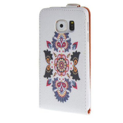 

MOONCASE Samsung Galaxy S6 Edge ЧЕХОЛ ДЛЯ Leather Bottom Flip Pouch [Pattern series] /a06