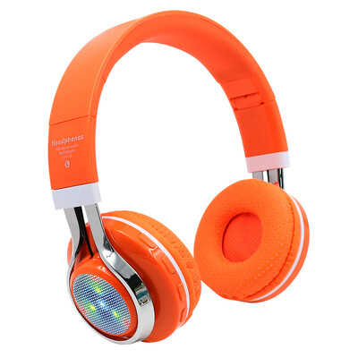 

TOPROAD LED audifonos Bluetooth Headphones Glowing Foldable Earphone Wireless Stereo Music Headset With Mic FM Radio TF Headset