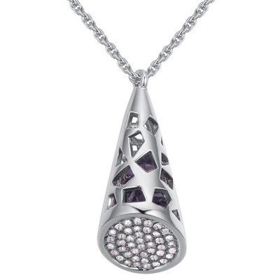 

Австрийские кристальные подвесные ожерелья для женщин Vintage Fashion Jewelry Ladies Short Chain Necklaces 28007