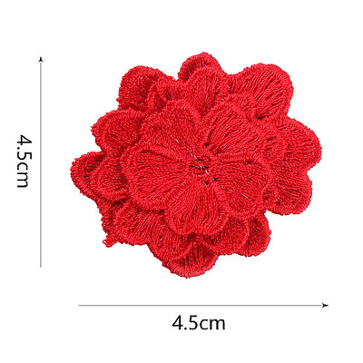

Sunbling 3d flower patch sew on embroidered jeans clothes brand small applique patches