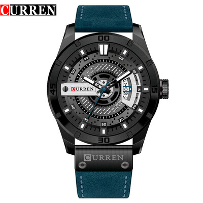 

Top Brand Luxury Sport Watch Men date display Leather Creative Quartz Fashion Casuan Wrist Watches Relogio Masculino CURREN 8301