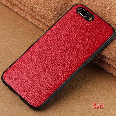 

Genuine Leather Phone Case For OPPO R9 Plus Case Litchi Texture Back Cover For R11 R11S Plus Case