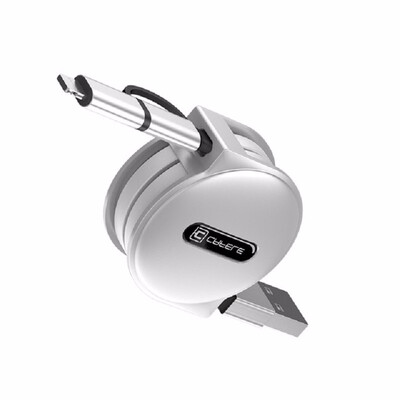

Cafele 2 in 1 Micro USB Cable for iPhone Mini USB Cable Retractable Portable Charging Cable for iPhone 8 7 6 5 Xiaomi Redmi 4X