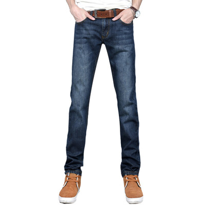

(MSEK) NZK3011 men's jeans fashion casual straight jeans dark blue 32