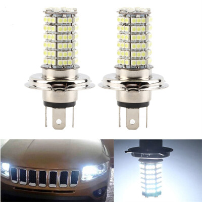 

2 pcs H4 DC12V 120LED SMD High Low Beam LED Fog Light Headlight Lamp White