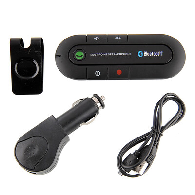 

New Bluetooth Handsfree Speaker Phone + Charger Car Kit for Mobile Phone