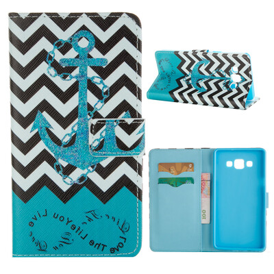 

MOONCASE ЧЕХОЛ ДЛЯ Samsung Galaxy A7 Flip Leather Wallet Card Slot Foldable Stand Feature [Pattern series] /a20