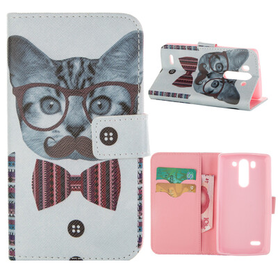 

MOONCASE ЧЕХОЛ ДЛЯ LG G3 Mini Flip Leather Wallet Card Slot Foldable Stand Feature [Pattern series] /a10