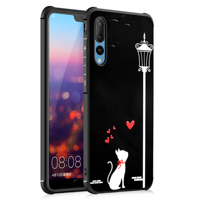 

Goowiiz Fashion Phone Case For Huawei P20P20 ProP20 LiteNova 3E Luxury 3D Cute Cartoon Slim Full Soft Silicone