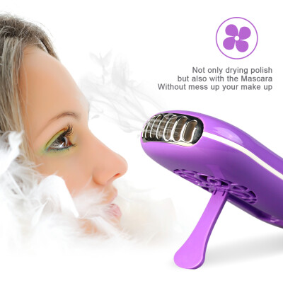 

Eyelashes Dryer Fan Mini Portable USB Rechargeable Electric Bladeless Handheld Air Conditioning Blower with Mirror for Grafted