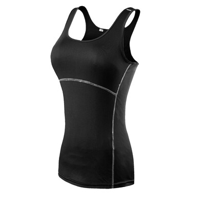 

Women Compression Yoga Sport Shirts Vest Tights Base Layer Gym Yoga Tank Top