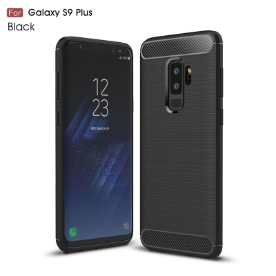 

Goowiiz Phone Case For Samsung Galaxy S9S9 Plus Fashion Slim Carbon Fiber TPU Soft Silicone Prevent falling