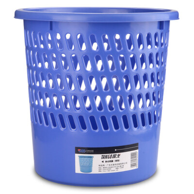 

Tango TANGO plastic solid color office basket trash trash bin 255mm diameter blue