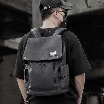 

Teemzone Ting Zun shoulder bag mens fashion casual waterproof backpack large capacity computer bag student bag tide