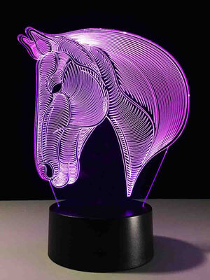 

AINA horse head night light