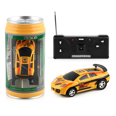 

4 Colors Hot Sales 20KMH Coke Can Mini Remote Control Micro Racing Car Toy For Children