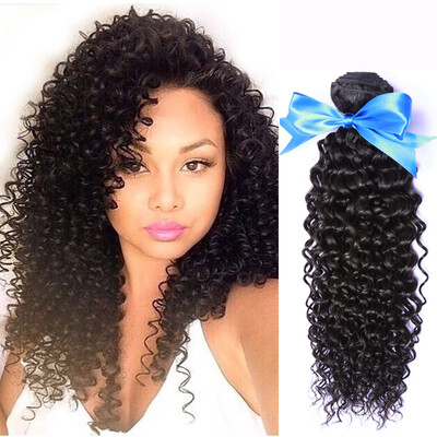 

WYF Virgin Hair Curly Hair 3 Bundles 100 Unprocessed Malaysian Human Hair Curly Hair