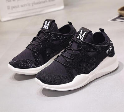 

Increase sports shoes in spring&summer 2018 Breathable Korean version Wild leisure Womens shoes flat running shoes Female stu