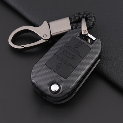 

Huashi Peugeot Key Bag Peugeot 301 308S 408 508 2008 4008 3008 5008 Logo Car Key Case Envelope All Black - Peugeot Folding