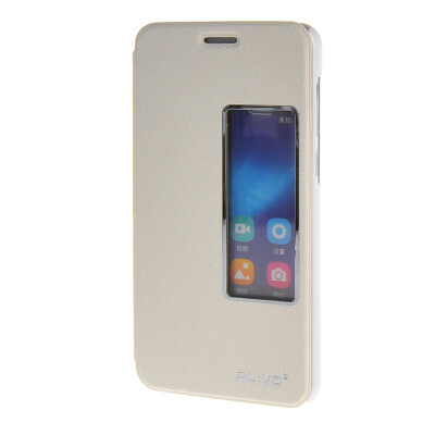 

MOONCASE ЧЕХОЛ ДЛЯ Huawei Honor 6 Slim View Window Leather Flip Bracket Back Cover White