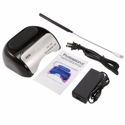 

Anself 48W LED CCFL Nail Lamp Nail Gel Dryer Nail Curing Machine Fingernail Toenail Gel Curing 110 240V Nail Art Painting Salo