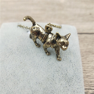 

New Cat Necklace Trendy Style Cat Pendant Necklace Women Fashion Cat Jewellery Pet Cat Jewellery