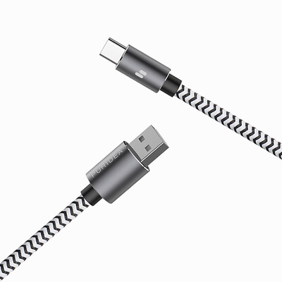 

Round head aluminum alloy nylon line fast charge charging line