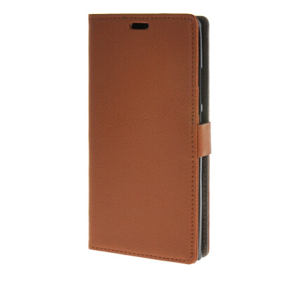 

MOONCASE Case for BLU Life 8  Flip Leather Wallet Pouch Card with Kickstand Case Cover Brown