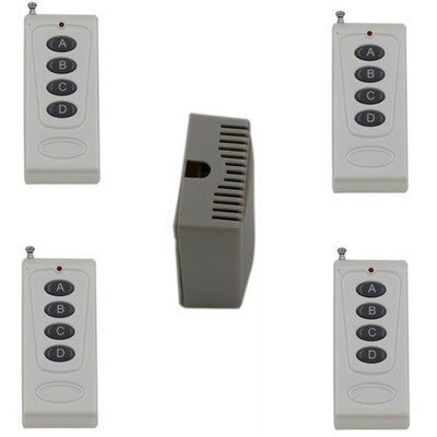 

MITI пульт дистанционного управления 433/315 МГц, 4 передатчик и приемник 1, 12 В постоянного тока 4 CH РФ беспроводной пульт дистанционного управления Переключатель системы