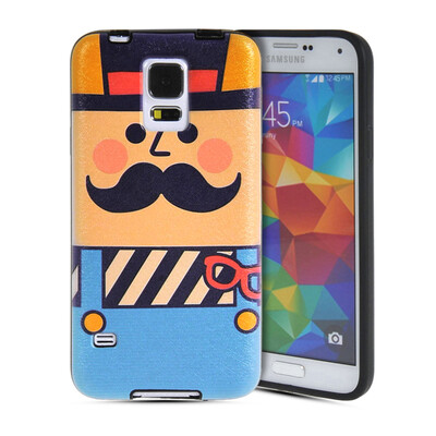 

MOONCASE Watercolor Art Soft Flexible Silicone Gel TPU Skin Shell Back Case Cover for Samsung Galaxy S5 I9600