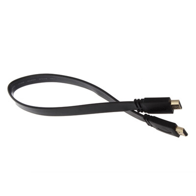 

Высокоскоростной HDMI 1.4a 0,5 м плоский кабель 1.4V 1080P HD W / Ethernet-3D HDTV 50см
