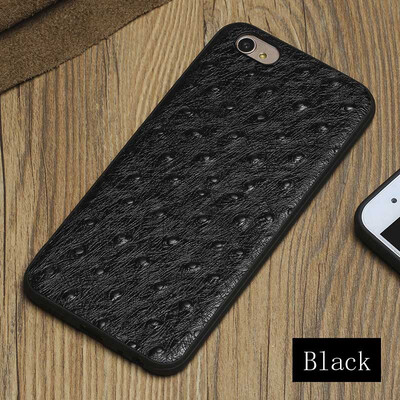 

Genuine Leather Phone Case For Vivo X9s Plus Ostrich Texture Back Cover For X20 plus Cases